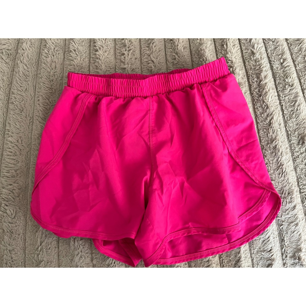 All in Motion Girls XL 14/16 Pink Athletic Running Shorts with Liner